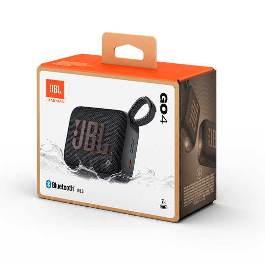 PARLANTE PORTÁTIL JBL GO 4 7H 4.2W RESIST POLVO Y AGUA IP67 AURACAST NEGRO3