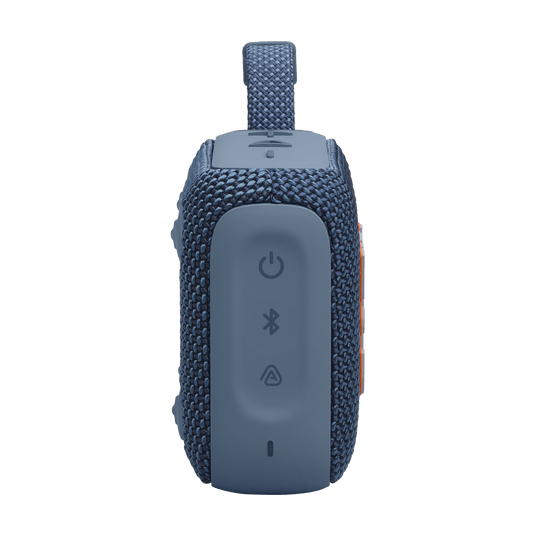 PARLANTE PORTÁTIL JBL GO 4 7H 4.2W RESIST POLVO Y AGUA IP67 AURACAST AZUL5
