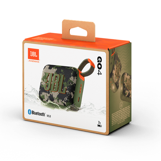 PARLANTE PORTÁTIL JBL GO 4 7H 4.2W RESIST POLVO Y AGUA IP67 AURACAST CAMUFLADO3