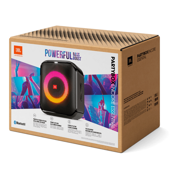 PARLANTE PORTÁTIL JBL PARTYBOX ENCORE ESSENTIAL 100W IPX4 BAT 6H BT 5.12