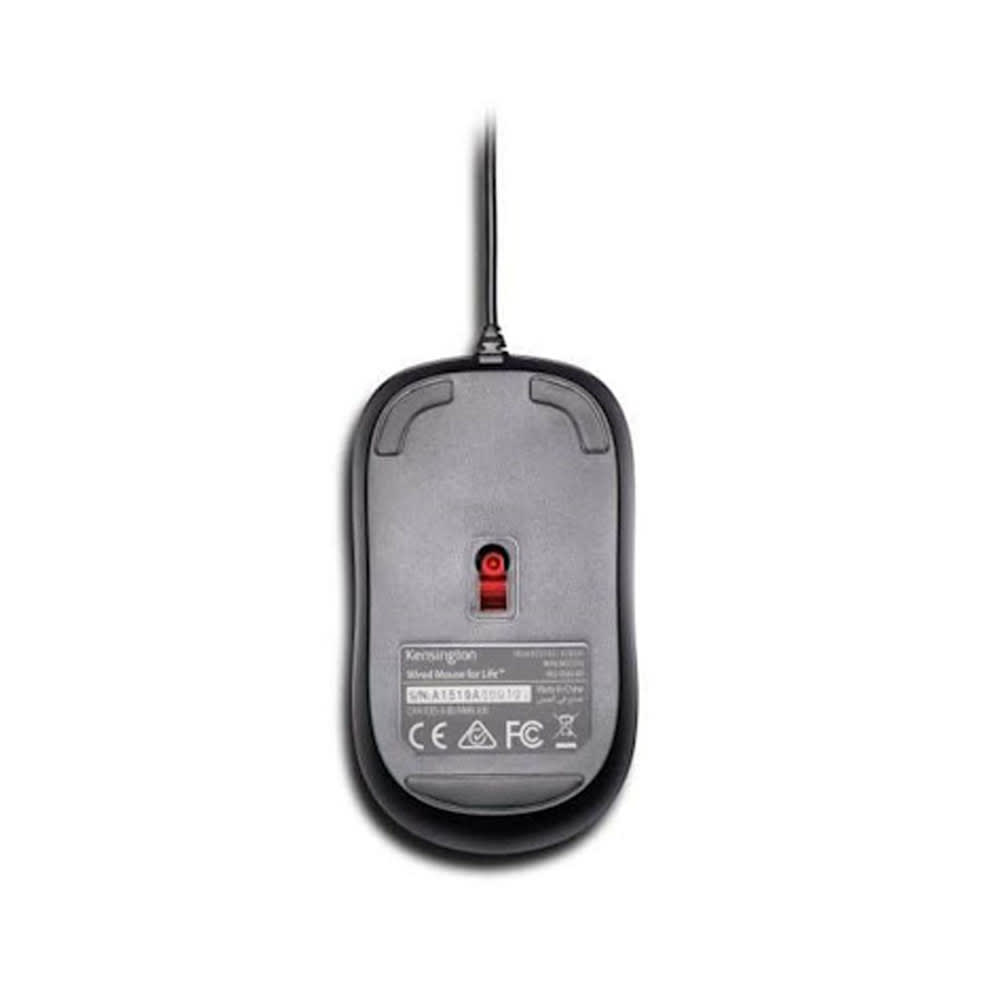 MOUSE ALÁMBRICO KENSINGTON 1000DPI 3 BOTONES K721103