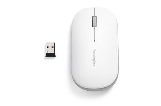 MOUSE INALÁMBRICO BLUETOOTH KENSINGTON DUAL SURE TRACK BT 5.0 / DONGLE USB 4 BOTONES 2400 DPI BLANCO2