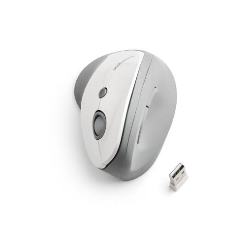 MOUSE ERGONÓMICO KENSINGTON VERTICAL PROFIT ERGO 6 BOTONES 20 METROS GRIS2