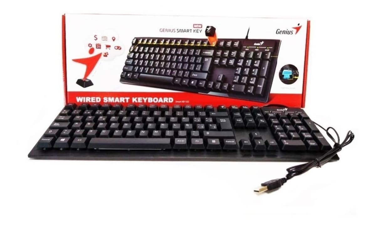 TECLADO ALÁMBRICO GENIUS KB-102 SMART KEY2