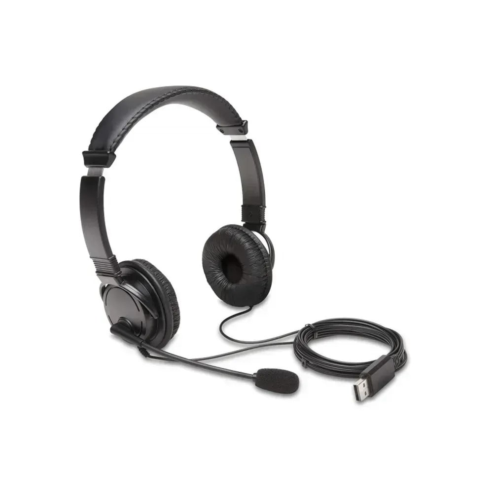 AUDÍFONOS CON  MICRÓFONO KENSINGTON Hi-Fi CONEXIÓN USB5