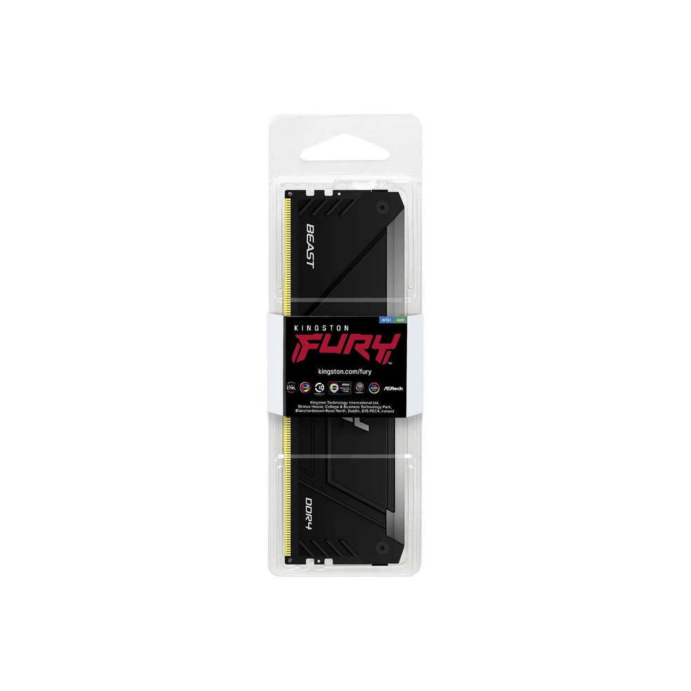 MEMORIA RAM KINGSTON FURY BEAST RGB 8G DDR4 CL16 3200 MHZ DIMM PC4-256002