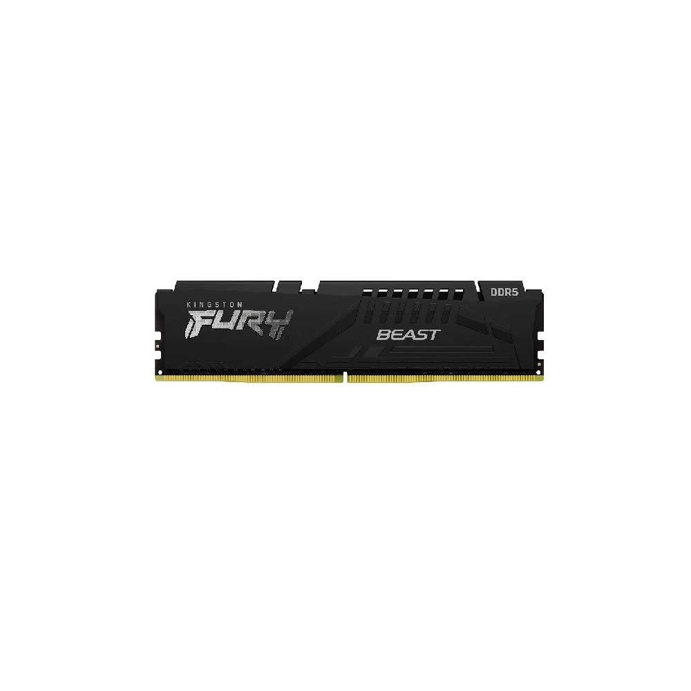 MEMORIA RAM KINGSTON FURY BEAST DDR5 32GB DIMM 6000 MHZ PC5-48000 CL40 SIN BUFER ON-DIE ECC2