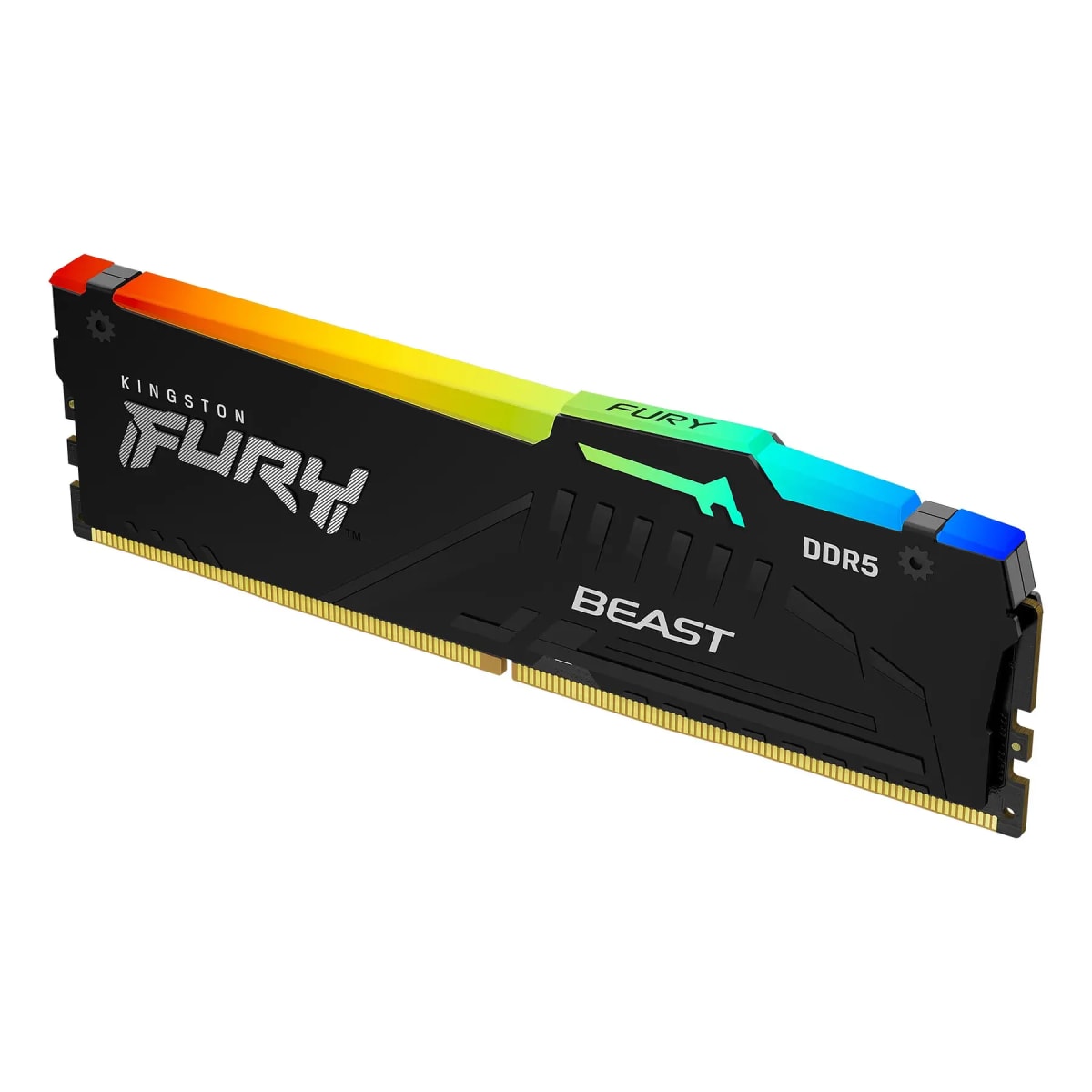 Memoria Ram DDR5 32GB 5600MT/s Kingston Fury Beast RGB, CL40, DIMM, 1.25V2