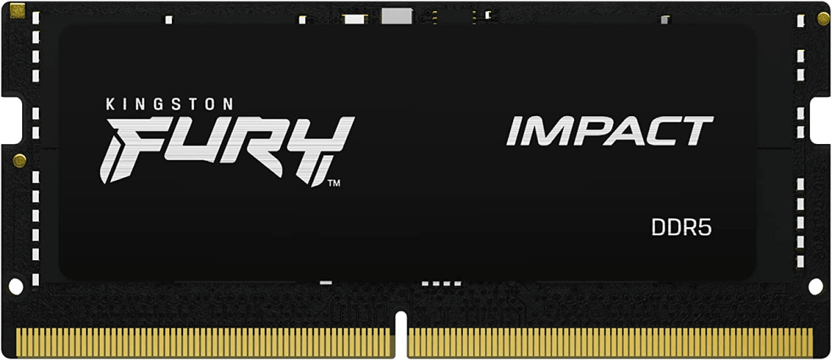 MEMORIA RAM KINGSTON FURY IMPACT DDR5 16GB SO-DIMM 5600MHZ PC5-44800 CL40 1.1V SIN BUFER ON-DIE ECC 0