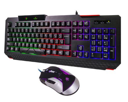 KIT GAMER ULTRA TECLADO + MOUSE RETROILUMINADO CMBRD 0