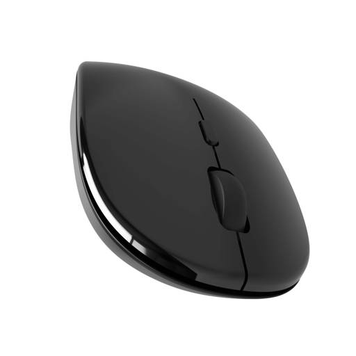 MOUSE ÓPTICO INALÁMBRICO BLUETOOTH DIESTRO Y ZURDO 4 BOTONES BT 5.1 NEGRO2