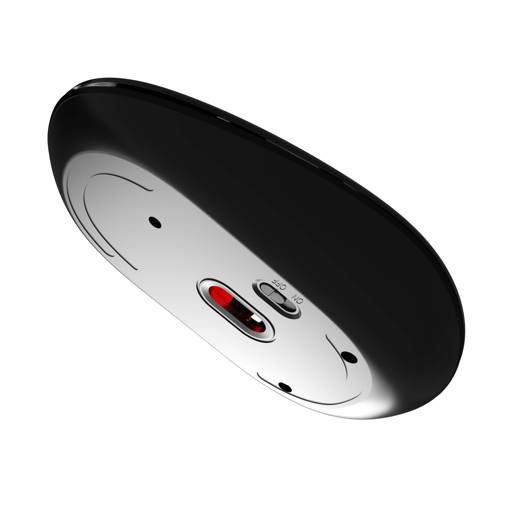 MOUSE ÓPTICO INALÁMBRICO BLUETOOTH DIESTRO Y ZURDO 4 BOTONES BT 5.1 NEGRO3