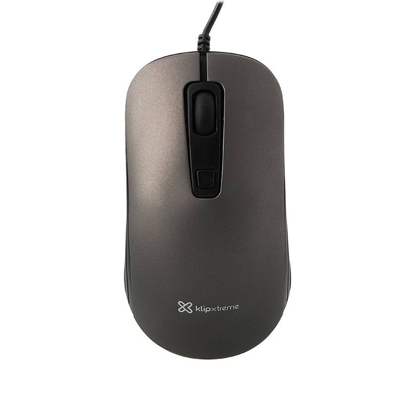 MOUSE ALÁMBRICO KLIP XTREME USB 1000/1600 DPI AMBIDIESTRO KMO-111 0
