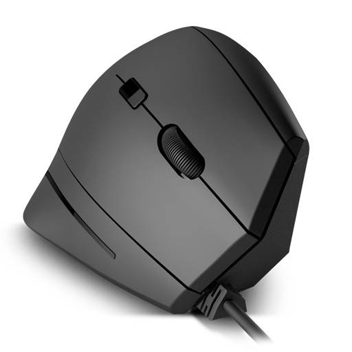 MOUSE ALÁMBRICO ERGONÓMICO KLIP XTREME KREST VERTICAL 6 BOTONES KMO-5052