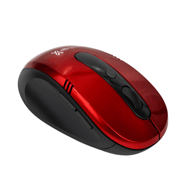MOUSE INALÁMBRICO KILP XTREME KLIP XTREME 1600 DPI 6 BOTONES KMW-330RD 0