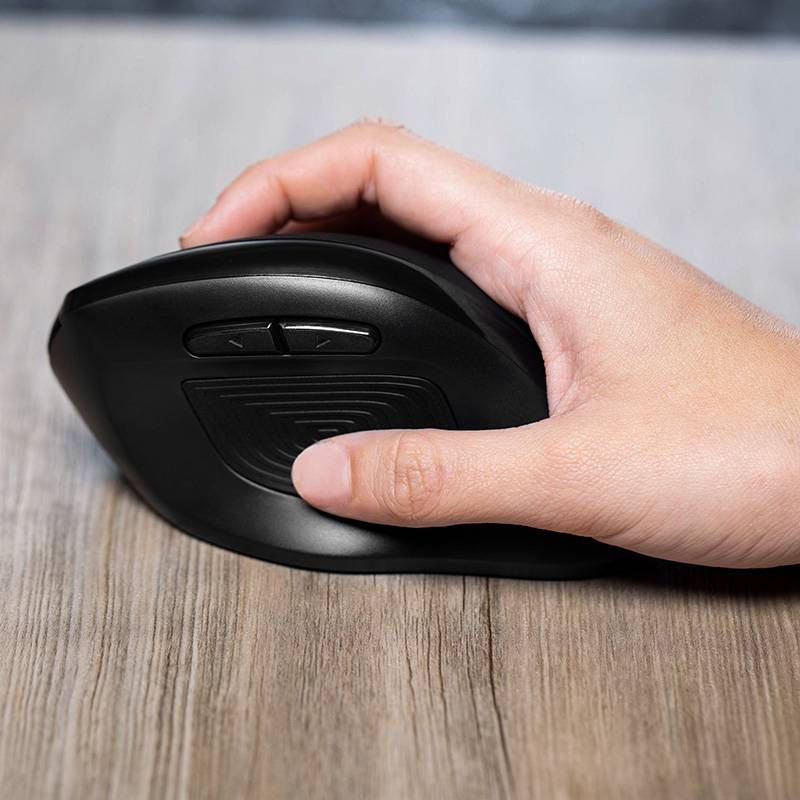 MOUSE INALÁMBRICO ERGONÓMICO VERTICAL KLIP XTREME EVER REST DIESTRO 2.4GHZ 6 BOTONES5