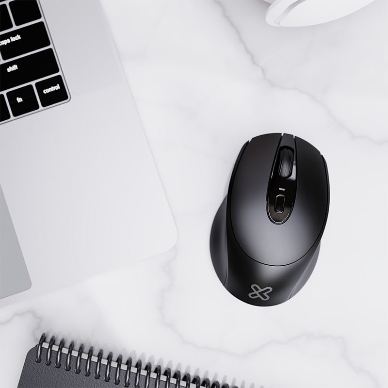 MOUSE INALAMBRICO KLP XTREME 2.4GHZ NANO DONGLE 1600DPI KMW-420BK3