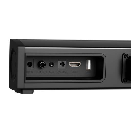 BARRA DE SONIDO KLIP XTREME 2.1 200W BT 5.0 HDMI ARC OPTICO AUX 3.5MM USB2
