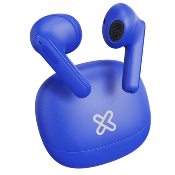 AUDIFONOS KLIP XTREME TRUE WIRELESS 20 HRS IPX4 GOOGLE Y SIRI AZUL 0
