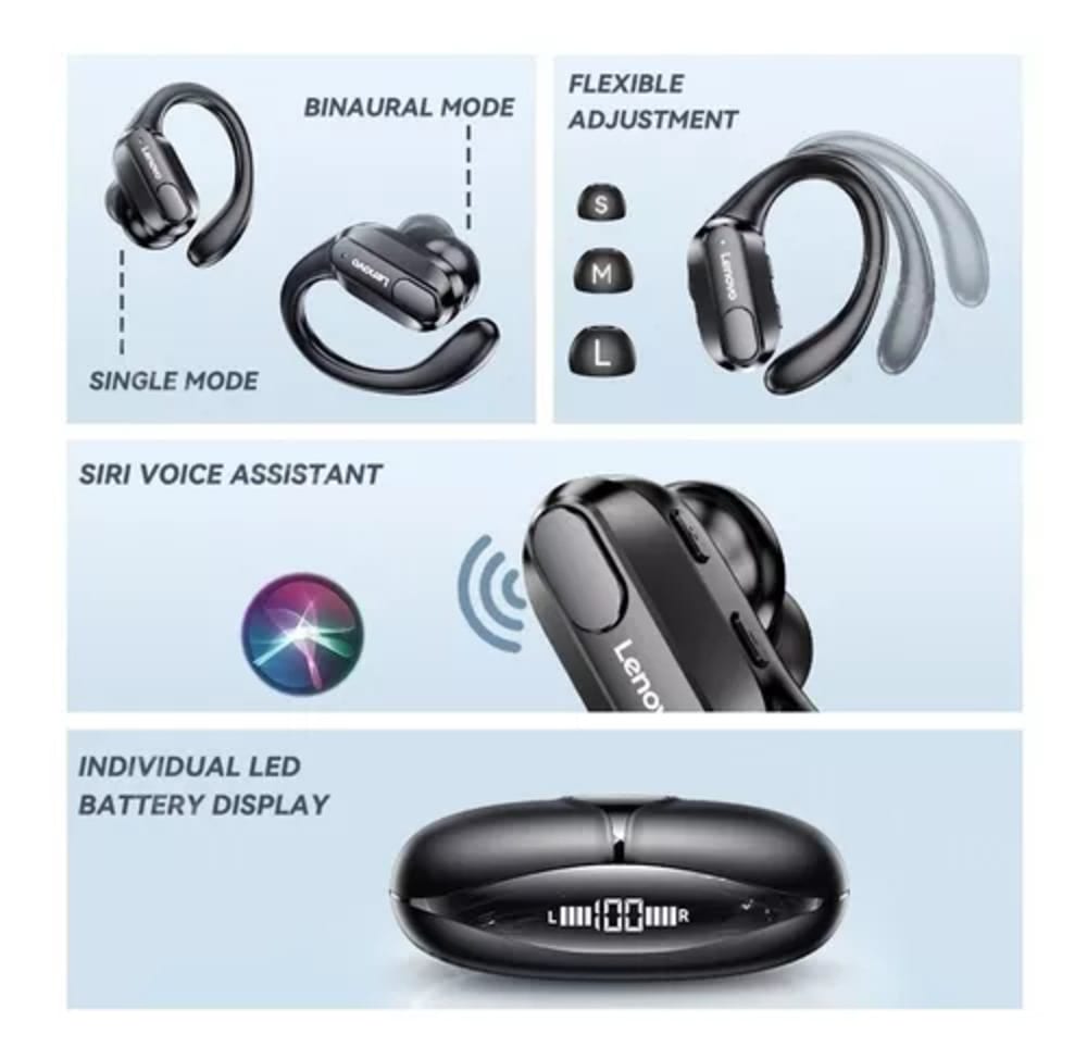 AUDIFONOS BLUETOOTH LENOVO LIVE PODS XT80 6H3