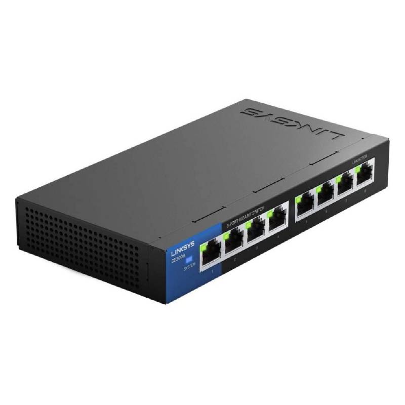 SWITCH LINKSYS SE3008 8 PUERTOS GIGABIT 10/100/10003