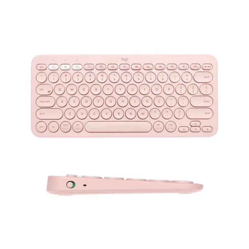 Teclado Bluetooth Logitech K380 Qwerty Español Rosa2