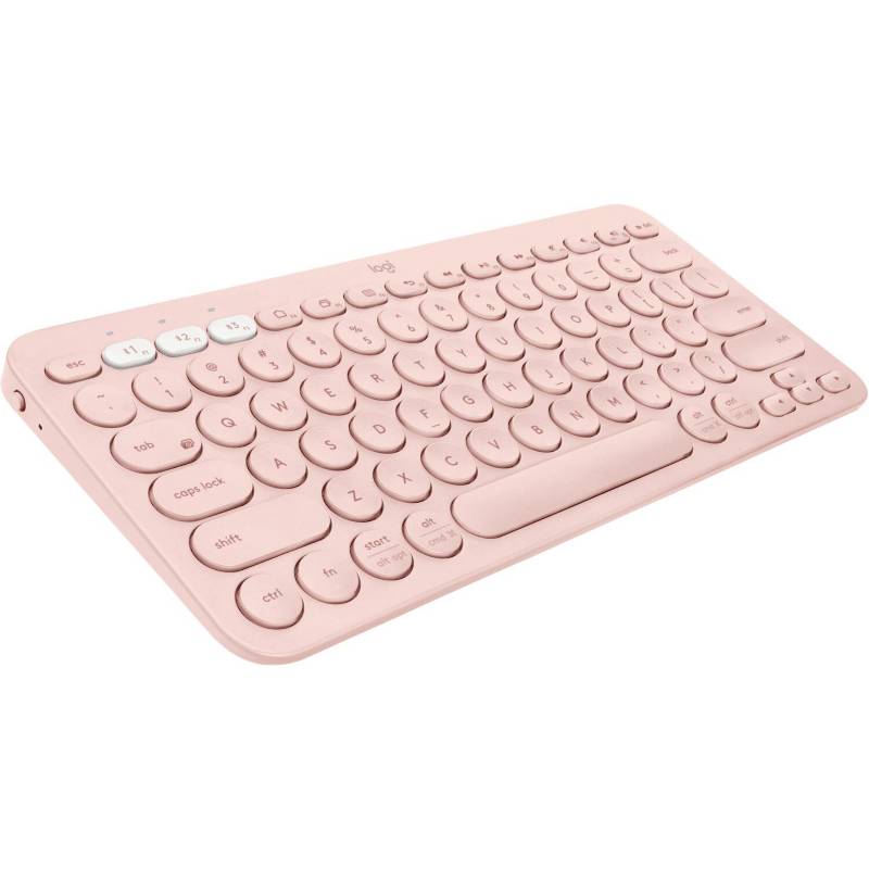 Teclado Bluetooth Logitech K380 Qwerty Español Rosa3
