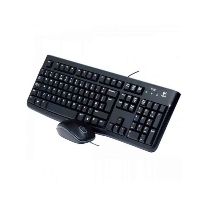KIT TECLADO Y MOUSE ALÁMBRICO LOGITECH MK120 0