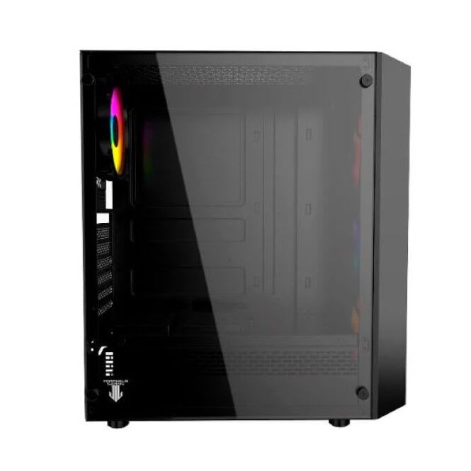 GABINETE MORPHEUS JX188-17 3 VENTILADORES DELANTEROS 1 VENTILADOR TRASERO ARGB6