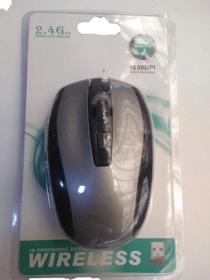 Mouse Inalámbrico 6 botones 4 colores 1600 dpi  1