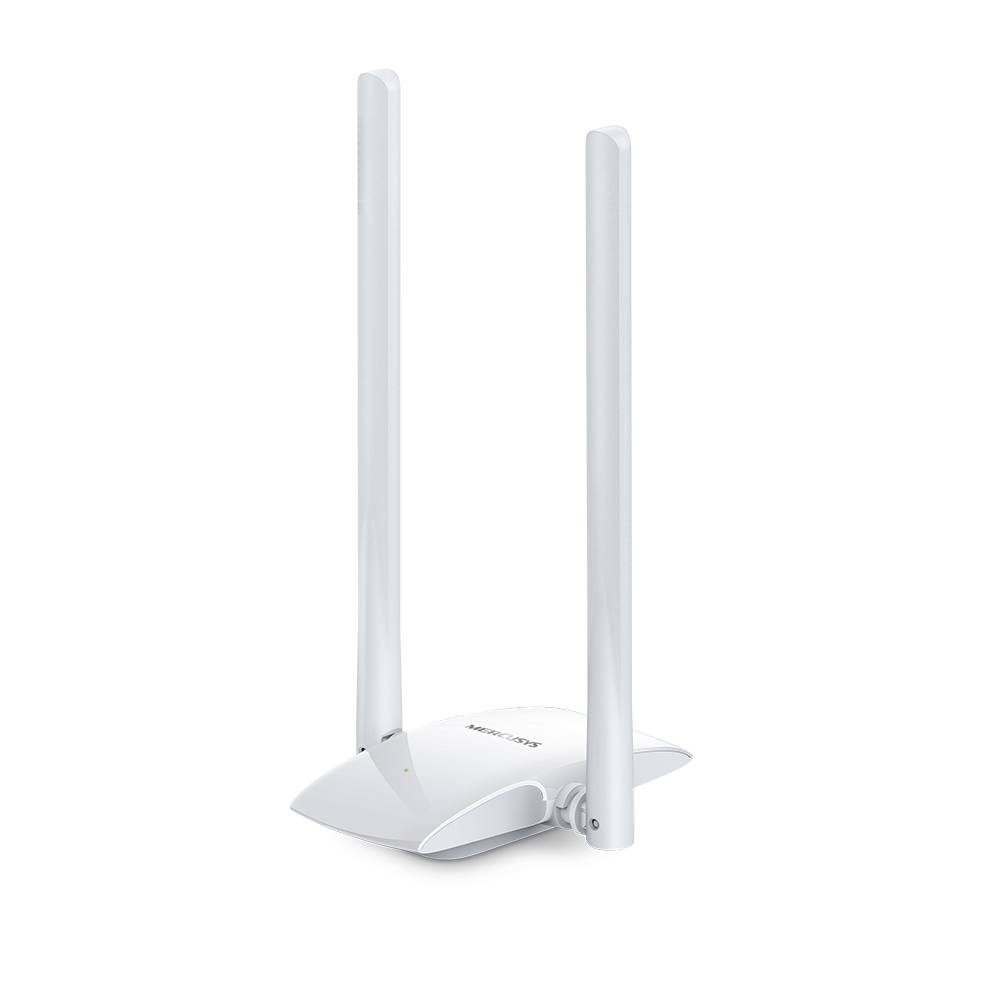 Adaptador de red Wifi USB Mercusys MW300UH 300mbps Doble Antena 0