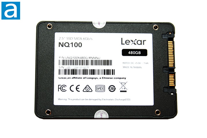 SSD LEXAR 480GB SATA III 6GB/s LEC 550MB/s NQ1002