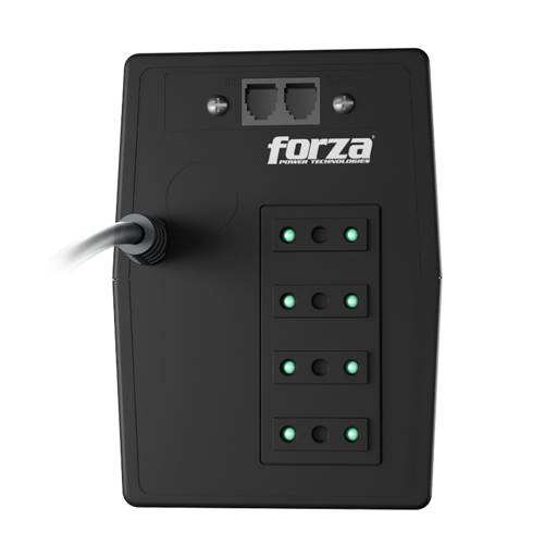 UPS INTERACTIVA FORZA NT SERIES 1000VA / 500W AC 220V 4 SALIDAS X2 RJ-11 45-65HZ 4 ITALIAN2