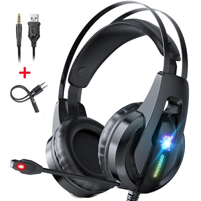 Audifono Gamer Onikuma K16 Rgb N.switch/ps4/xbox/pc2