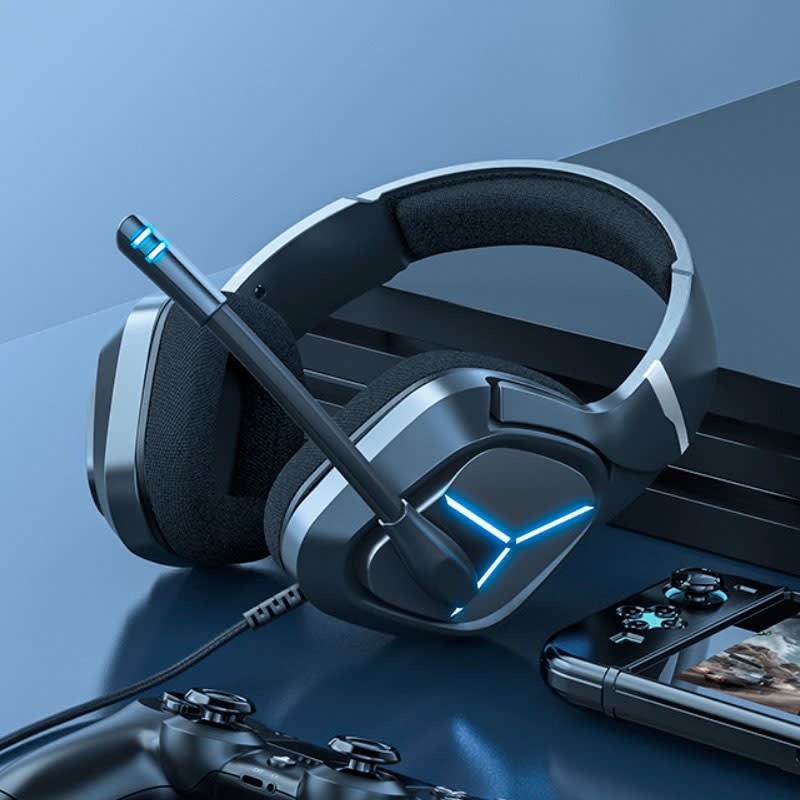 Auriculares Diadema Gamer Onikuma X9 Con Luz Rgb2