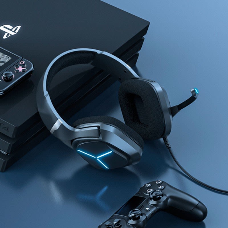 Auriculares Diadema Gamer Onikuma X9 Con Luz Rgb3