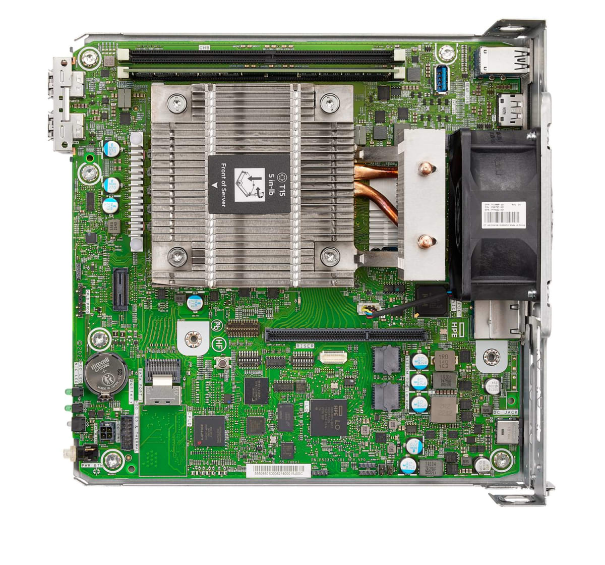 MICRO SERVIDOR HPE PROLIANT GEN 10 PLUS V2 E-2314 4 NÚCLEOS VROC 4LFF-NHP 1TB 180W 16GB RAM SIN SO6