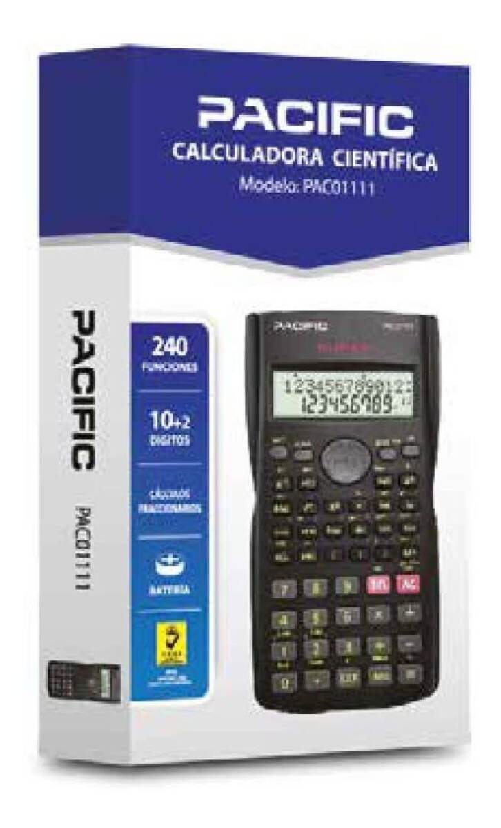 CALCULADORA CIENTÍFICA 240 FUNCIONES PAC010042