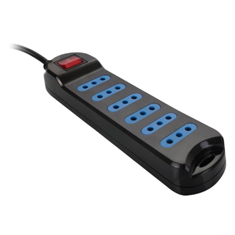 Alargador Philco 6 Entradas 3 Metros Con Switch Xt-302