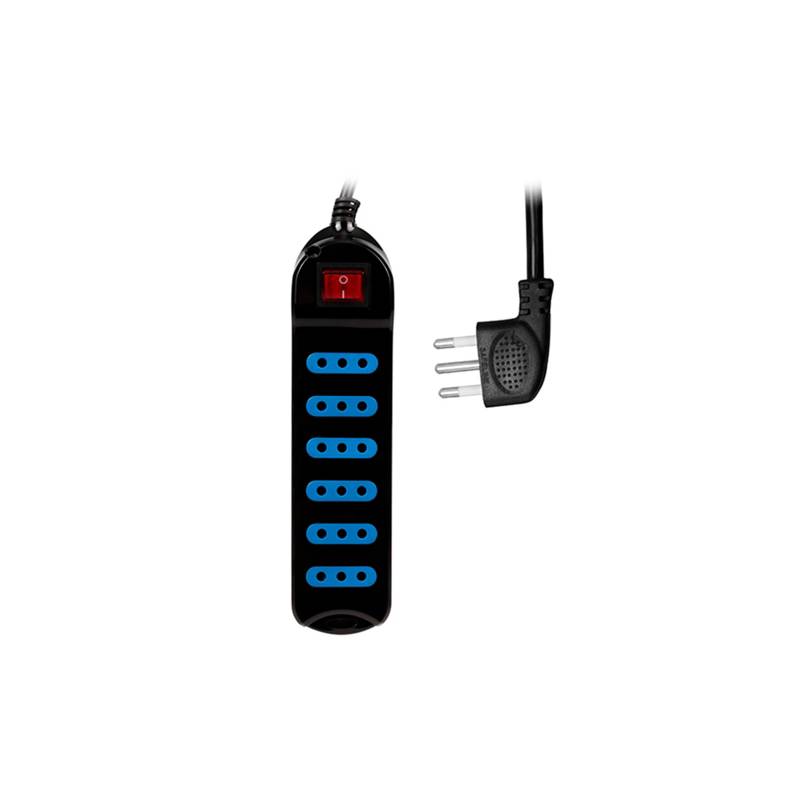 Alargador Philco 6 Entradas 3 Metros Con Switch Xt-304