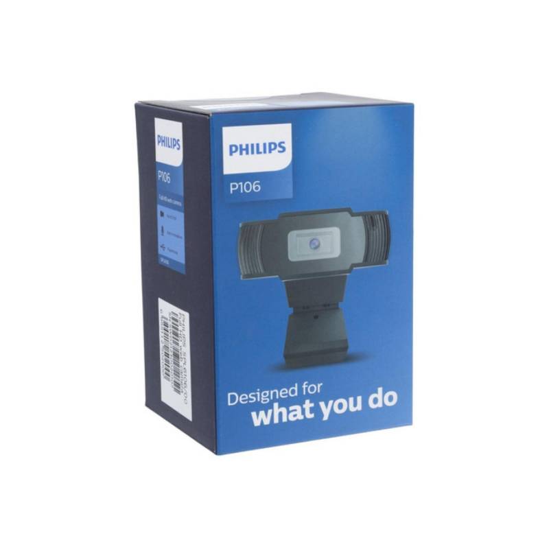 Webcam Philips Spl6106, Full Hd 720p Negro3