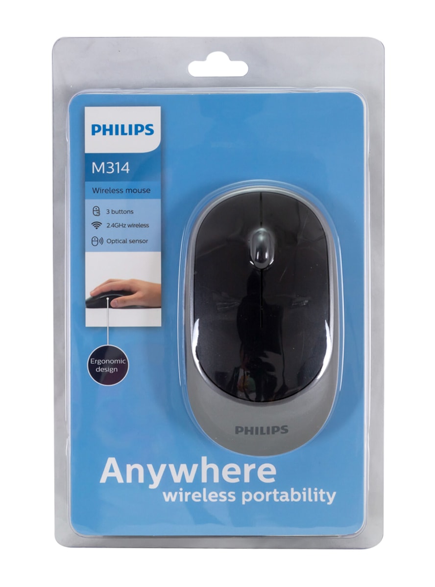 Mouse Ergonómico Inalámbrico Philips M3142