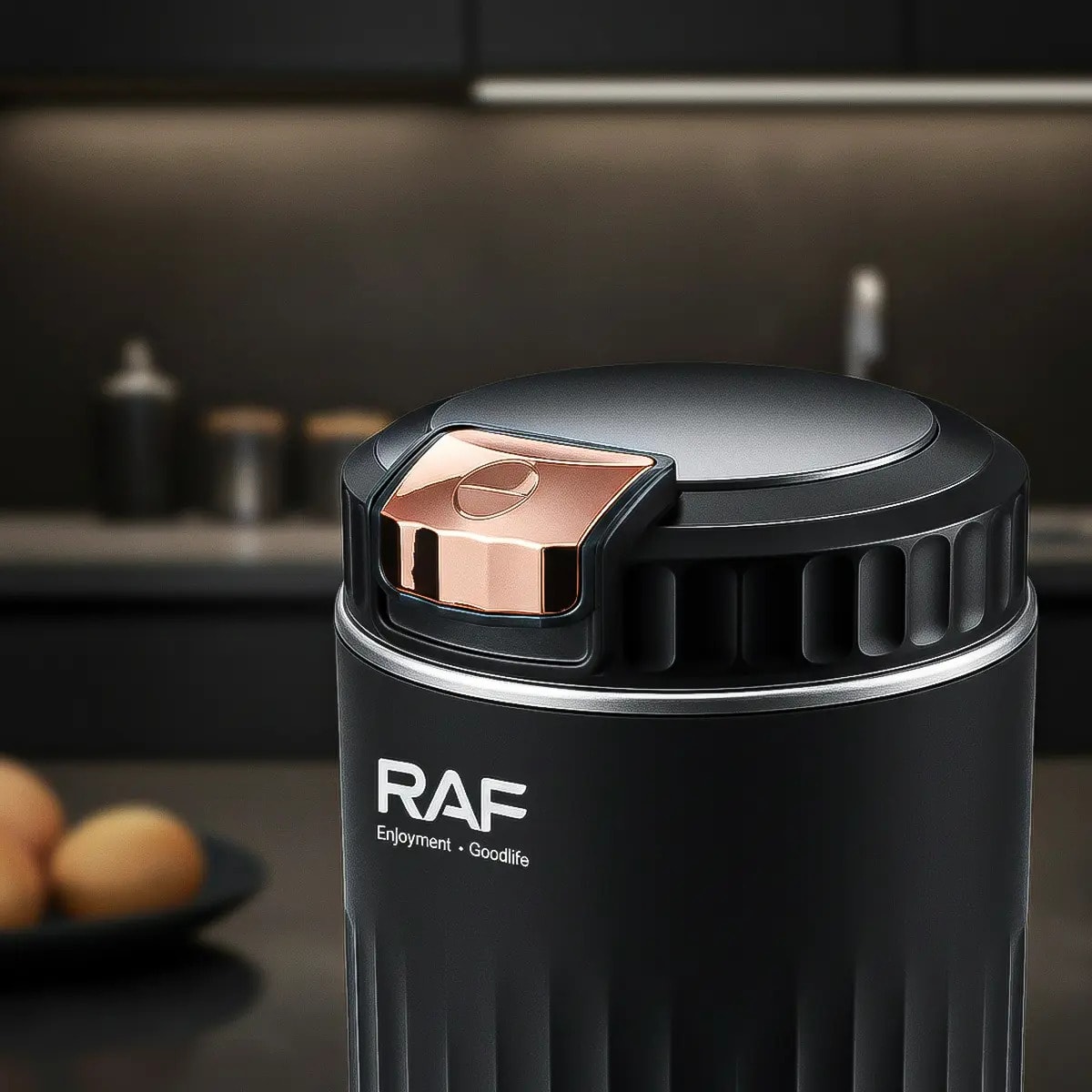 Molinillo De Café Eléctrico Raf R.7147 De 400w, Acero Inoxidable3