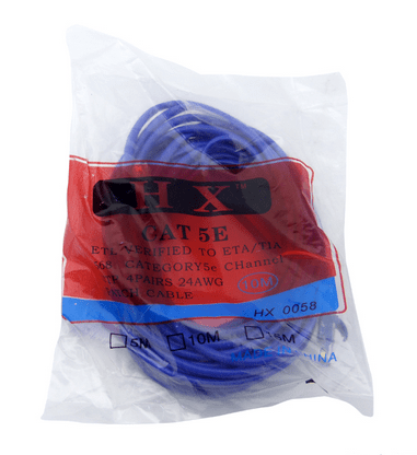 CABLE DE RED CATEGORIA 5E 10 METROS COD.42432