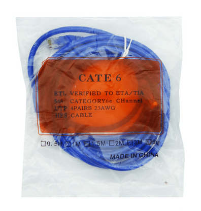 CABLE DE RED CATEGORIA 6E 5 METROS COD.26141