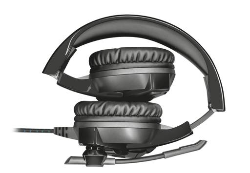 AUDIFONOS GAMER TRUST RUNE USB JACK3.5MM ILUMINADO PLEGABLE GXT4103