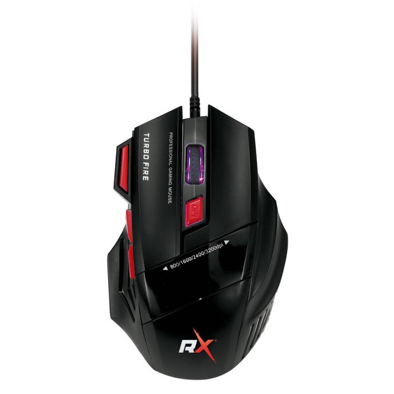 MOUSE GAMER REPTILEX 3200 DPI 7 BOTONES RX0006 0