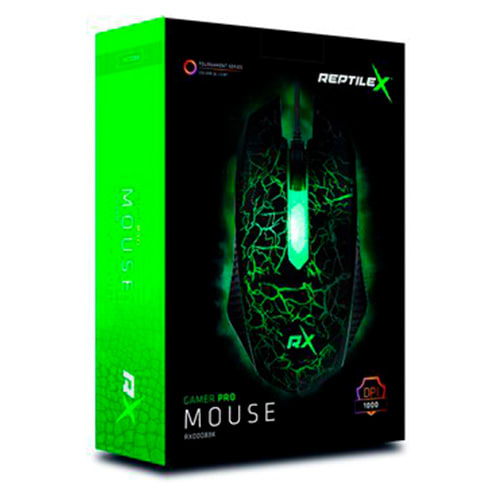 MOUSE GAMER REPTILEX RX0008 1000 DPI3