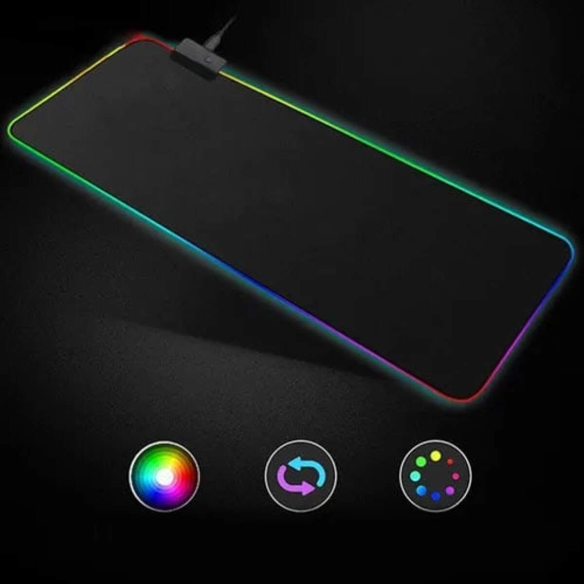 MOUSEPAD GAMER REPTILEX RGB 30X80X4MM RX00212