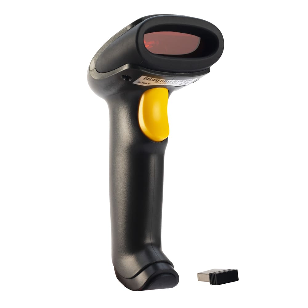 LECTOR CODIGO DE BARRAS ONE INALÁMBRICO LASER 1D INCL DONGLE BLUETOOTH USB 8-RAY WIRELESS 0